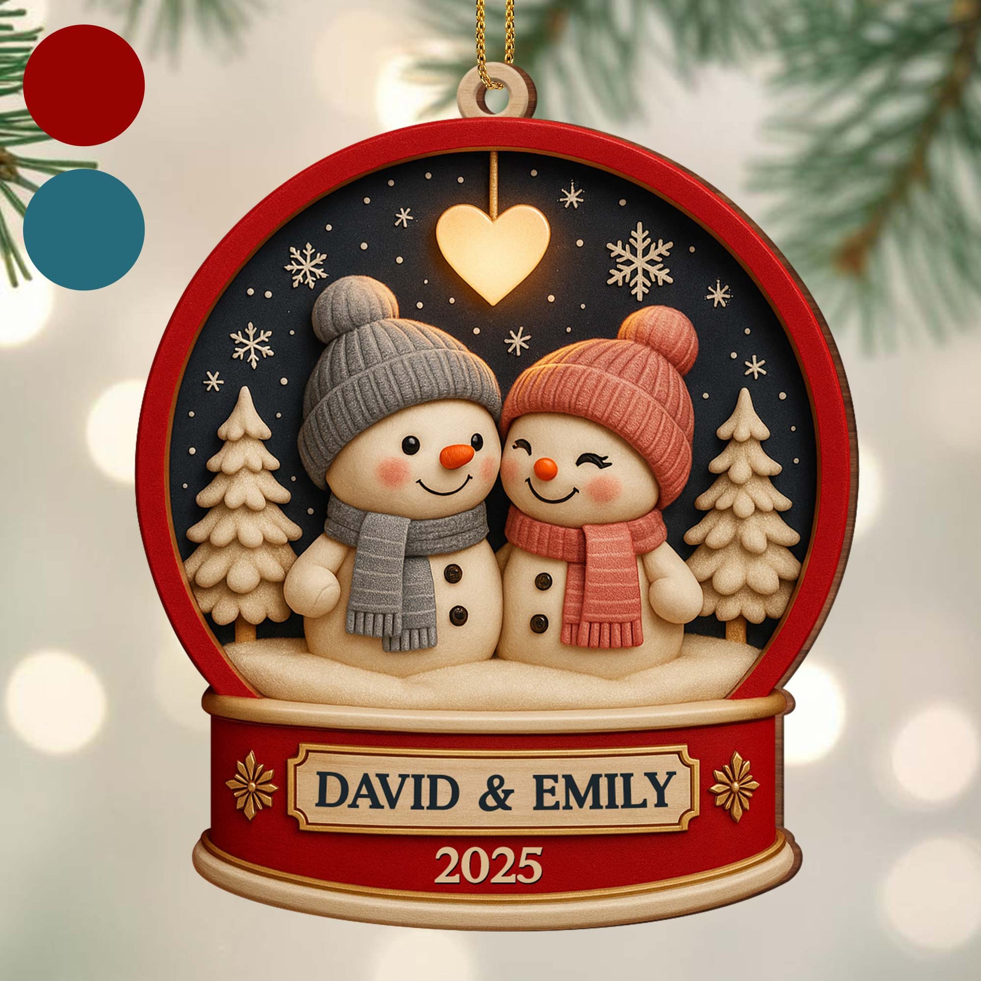 Celebrate Magical Winter Moments With Two Adorable Snowmen