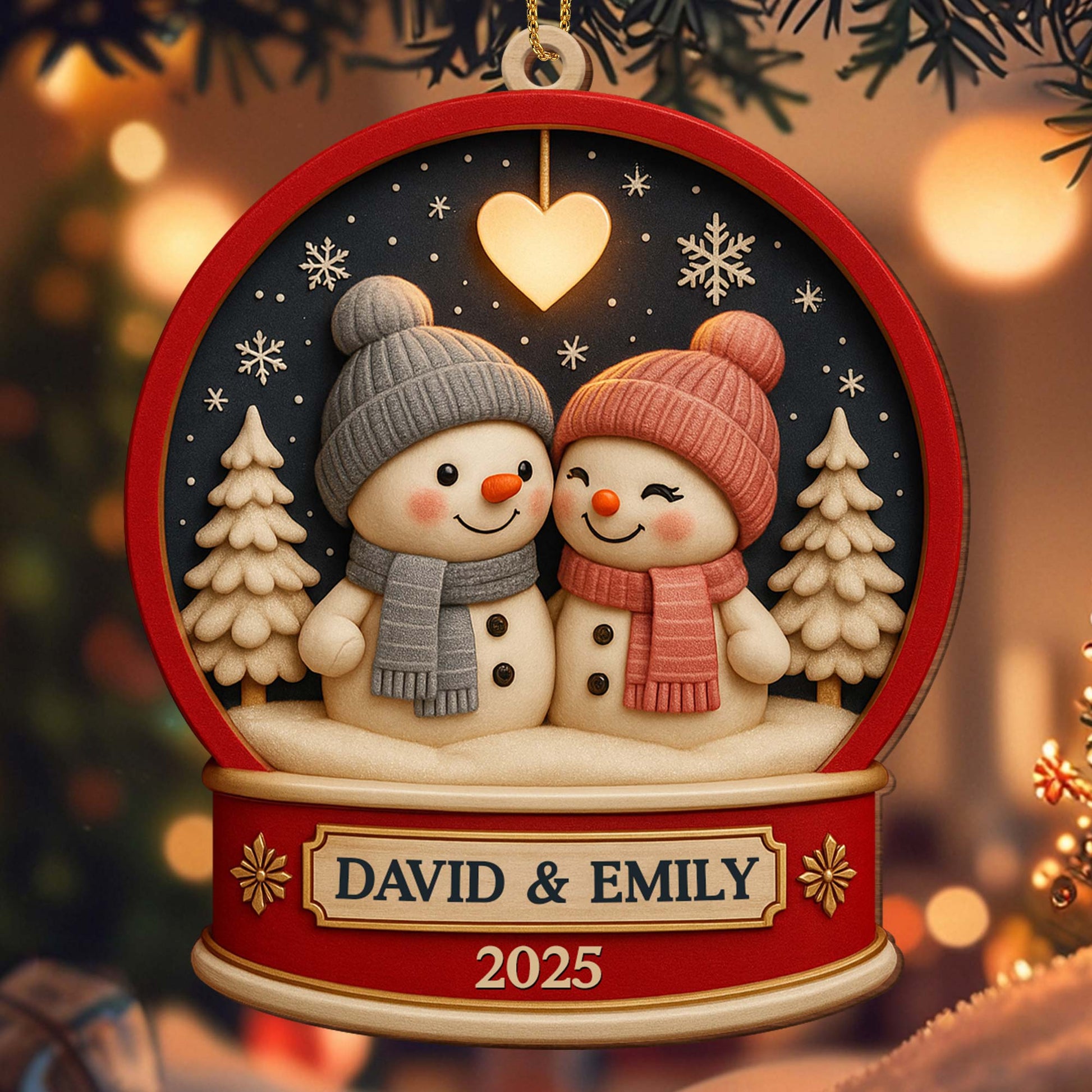 Celebrate Magical Winter Moments With Two Adorable Snowmen