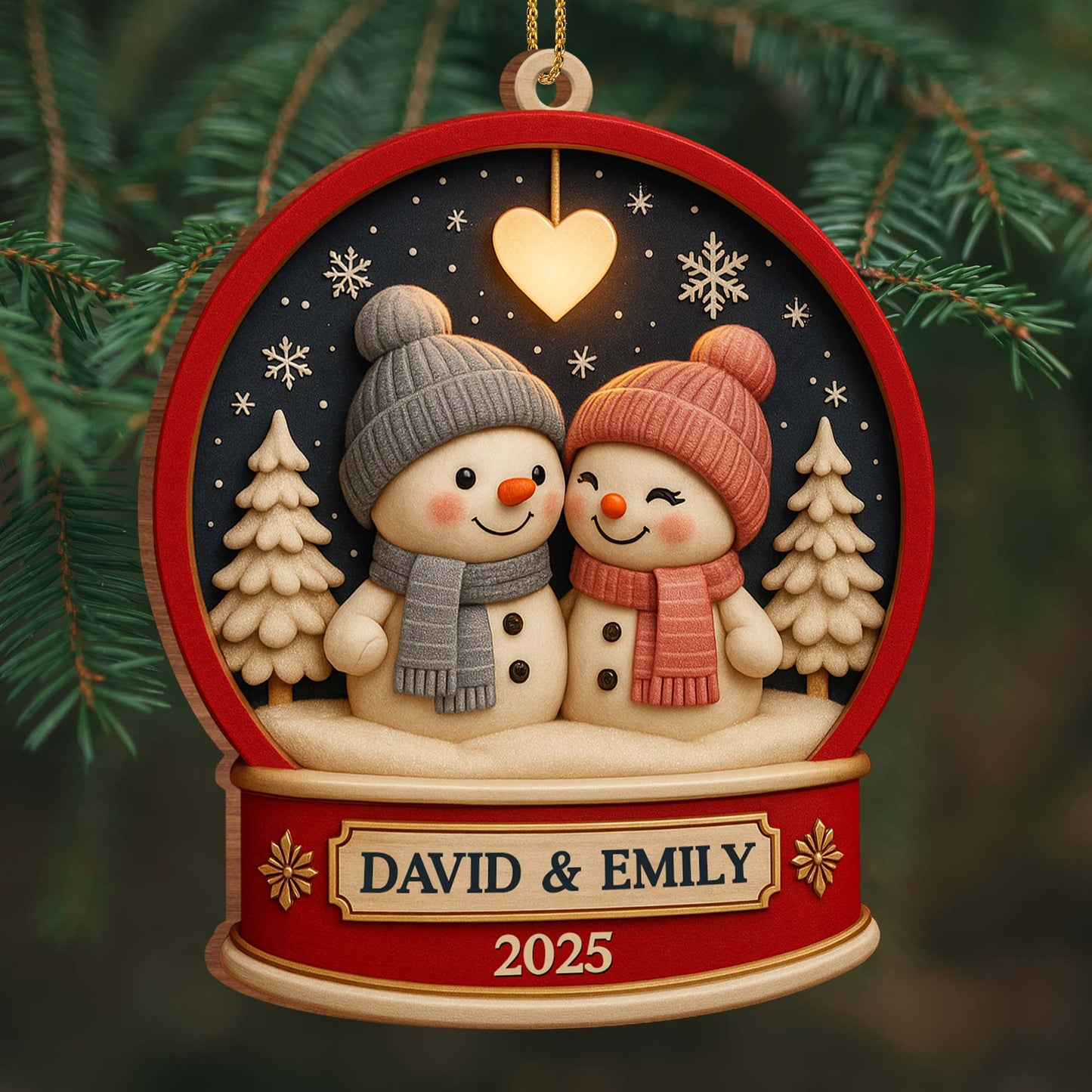 Celebrate Magical Winter Moments With Two Adorable Snowmen