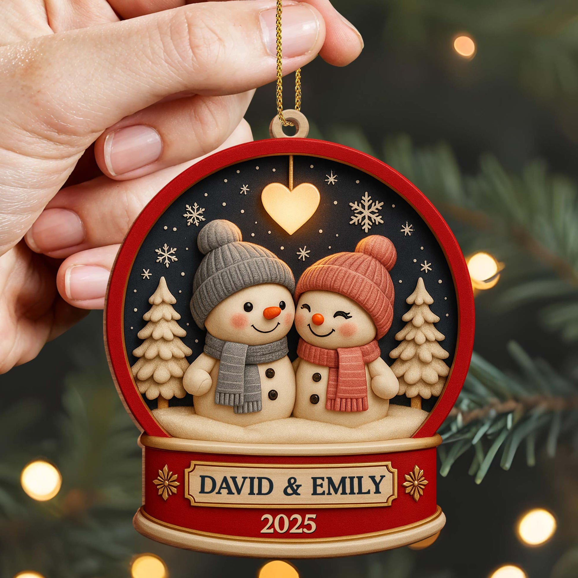 Celebrate Magical Winter Moments With Two Adorable Snowmen