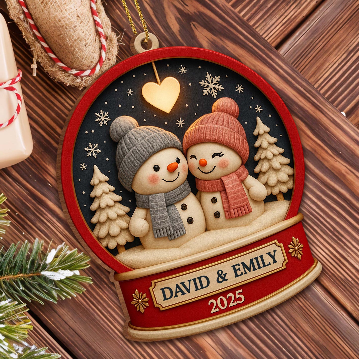 Celebrate Magical Winter Moments With Two Adorable Snowmen