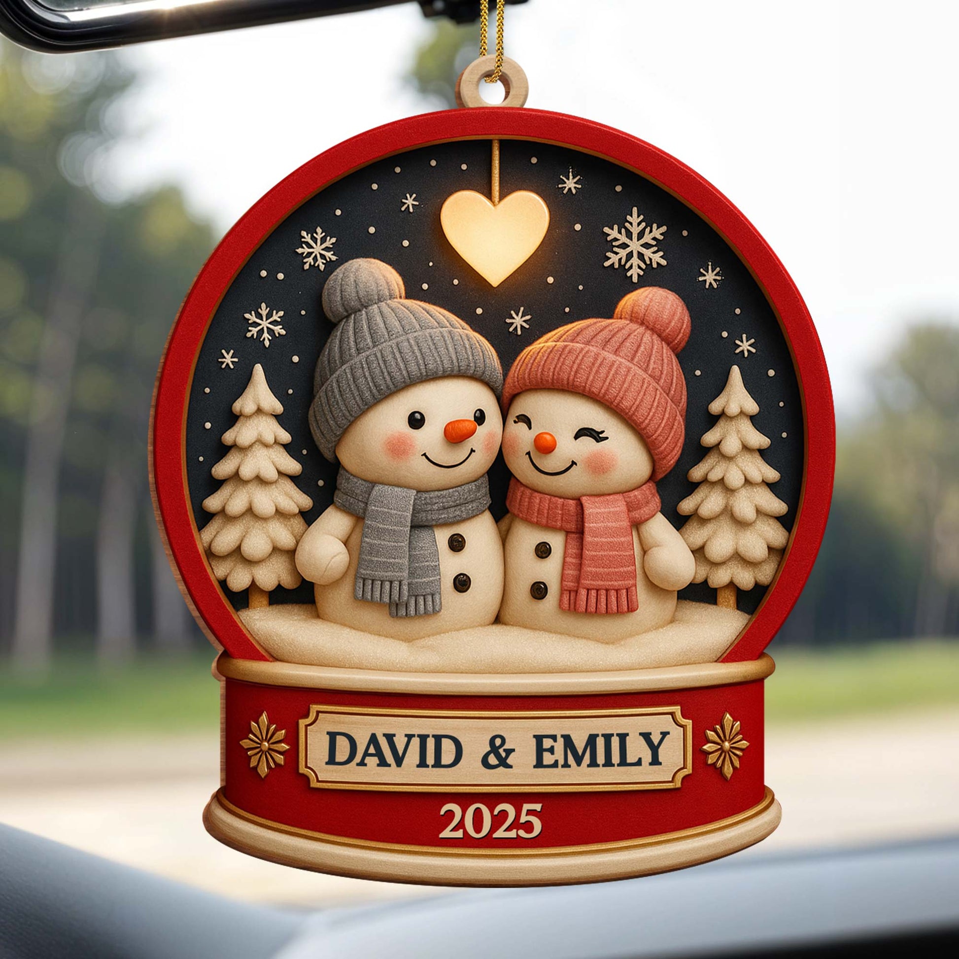 Celebrate Magical Winter Moments With Two Adorable Snowmen