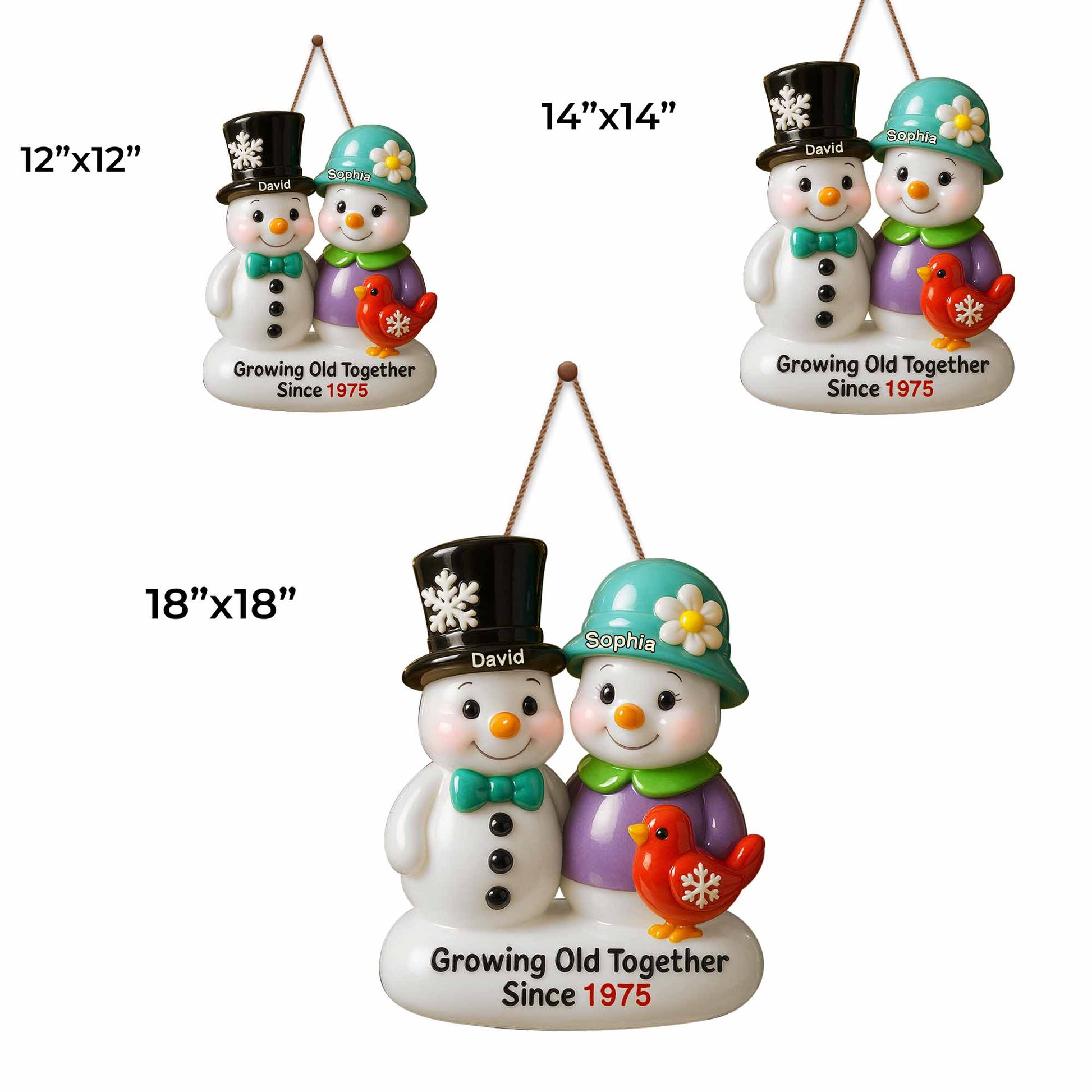 Growing Old Together, Snowmen and Bird