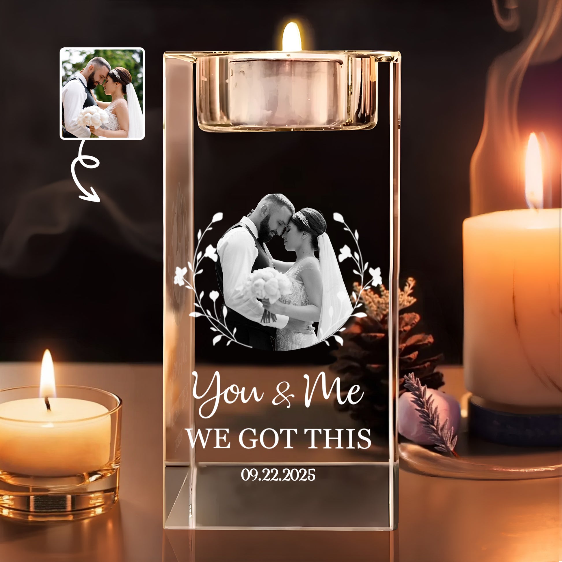 You & Me We Got This, Couple and Flowers