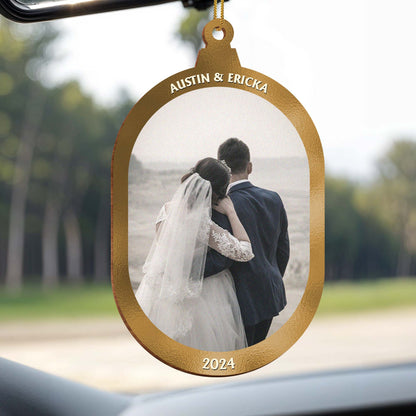 Capture Your Special Moments, Wedding Couple Ornament