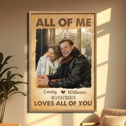 All Of Me Loves All Of You Couple Portrait