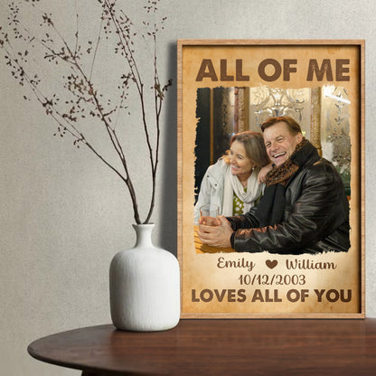 All Of Me Loves All Of You Couple Portrait