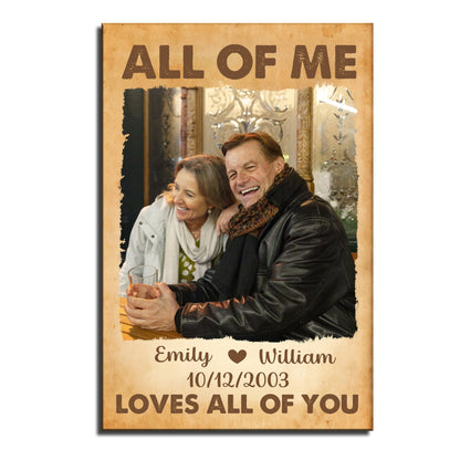 All Of Me Loves All Of You Couple Portrait