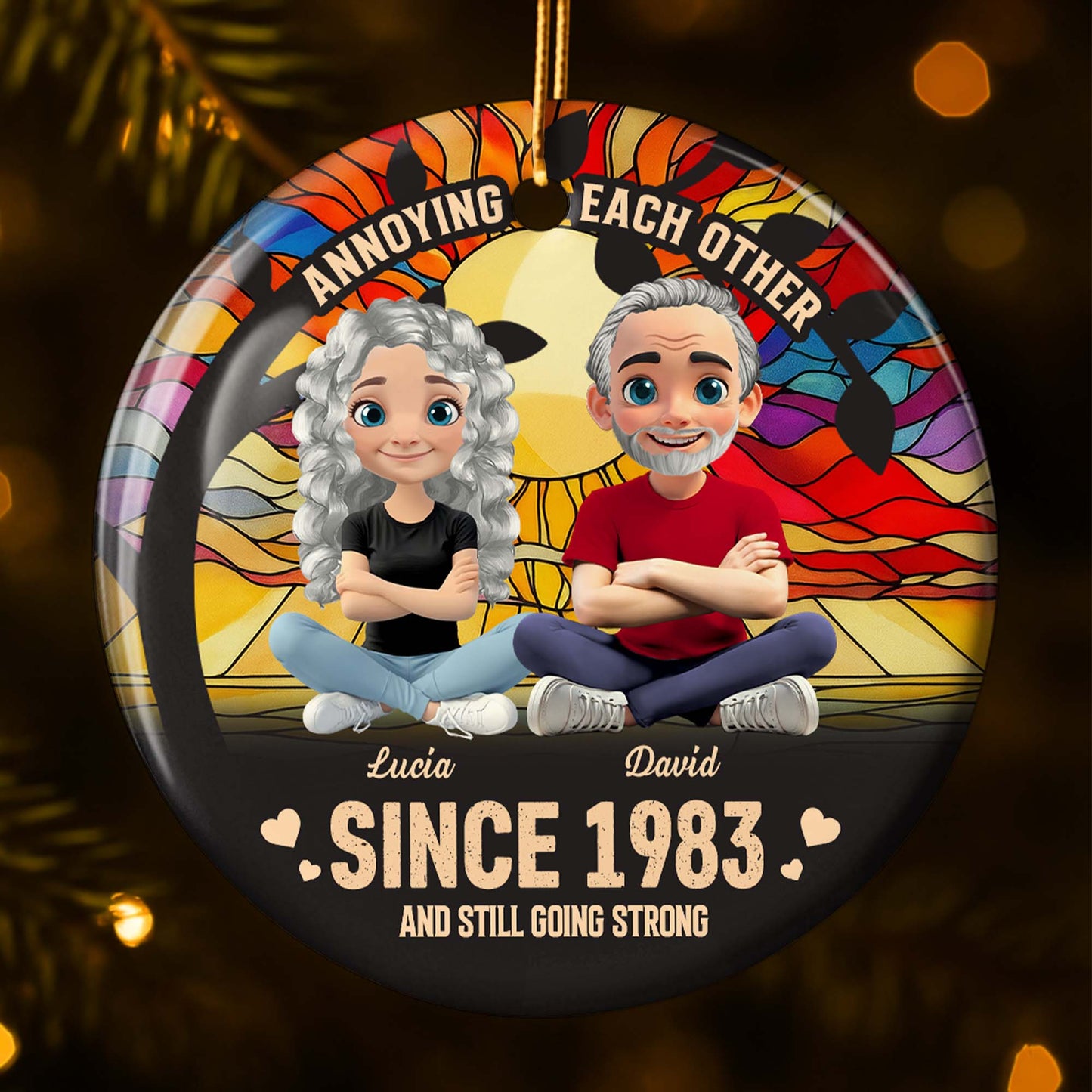 Annoying Each Other And Still Going Strong, Couple With Flowers