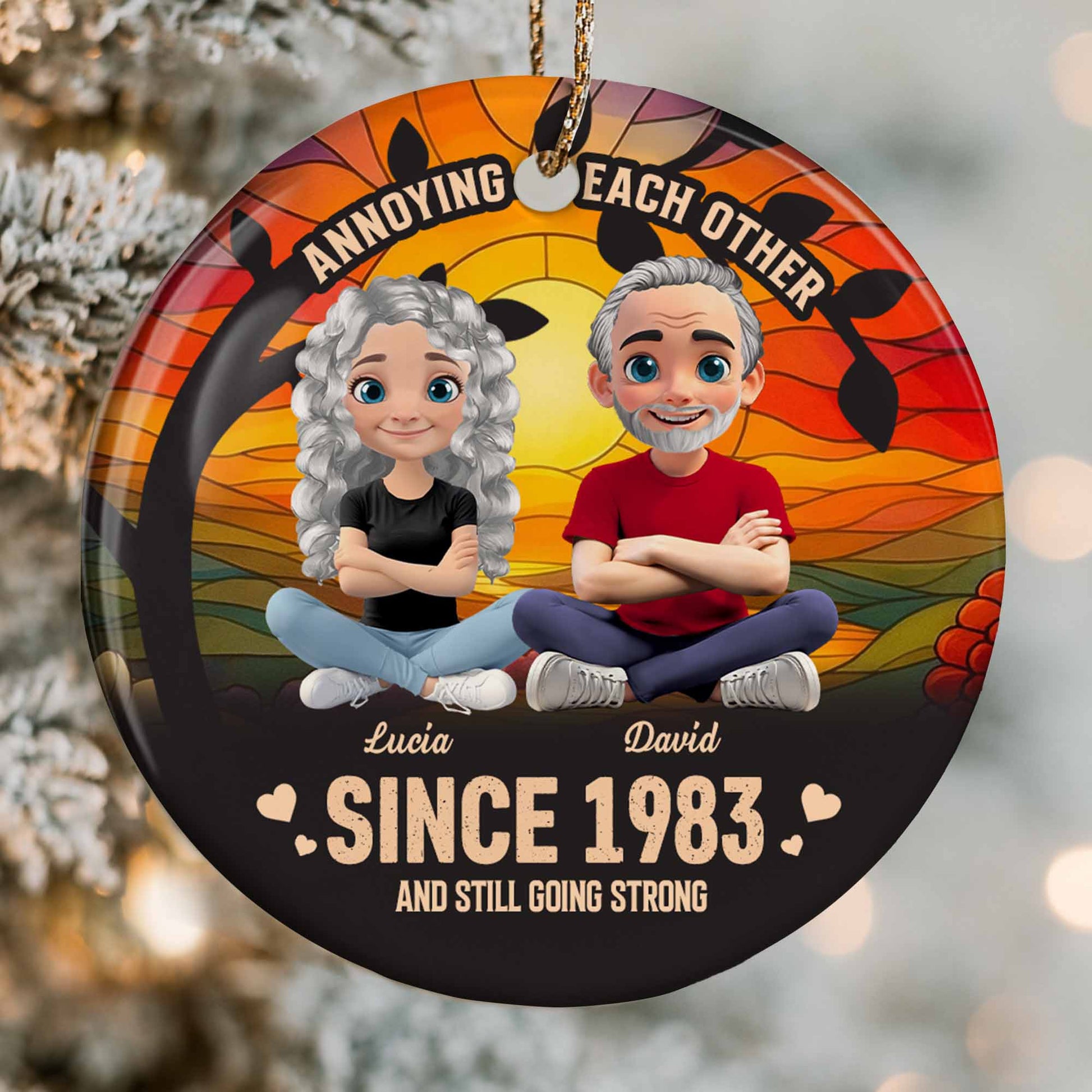 Annoying Each Other And Still Going Strong, Couple With Flowers