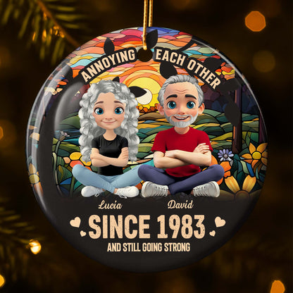 Annoying Each Other And Still Going Strong, Couple With Flowers