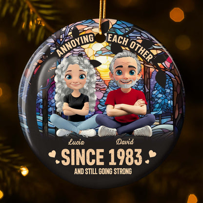 Annoying Each Other And Still Going Strong, Couple With Flowers