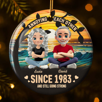 Annoying Each Other And Still Going Strong, Couple With Flowers