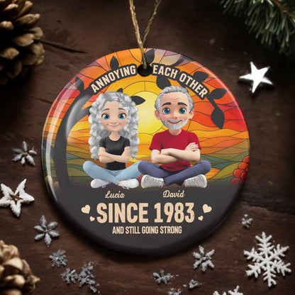 Annoying Each Other And Still Going Strong, Couple With Flowers