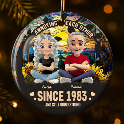 Annoying Each Other And Still Going Strong, Couple With Flowers