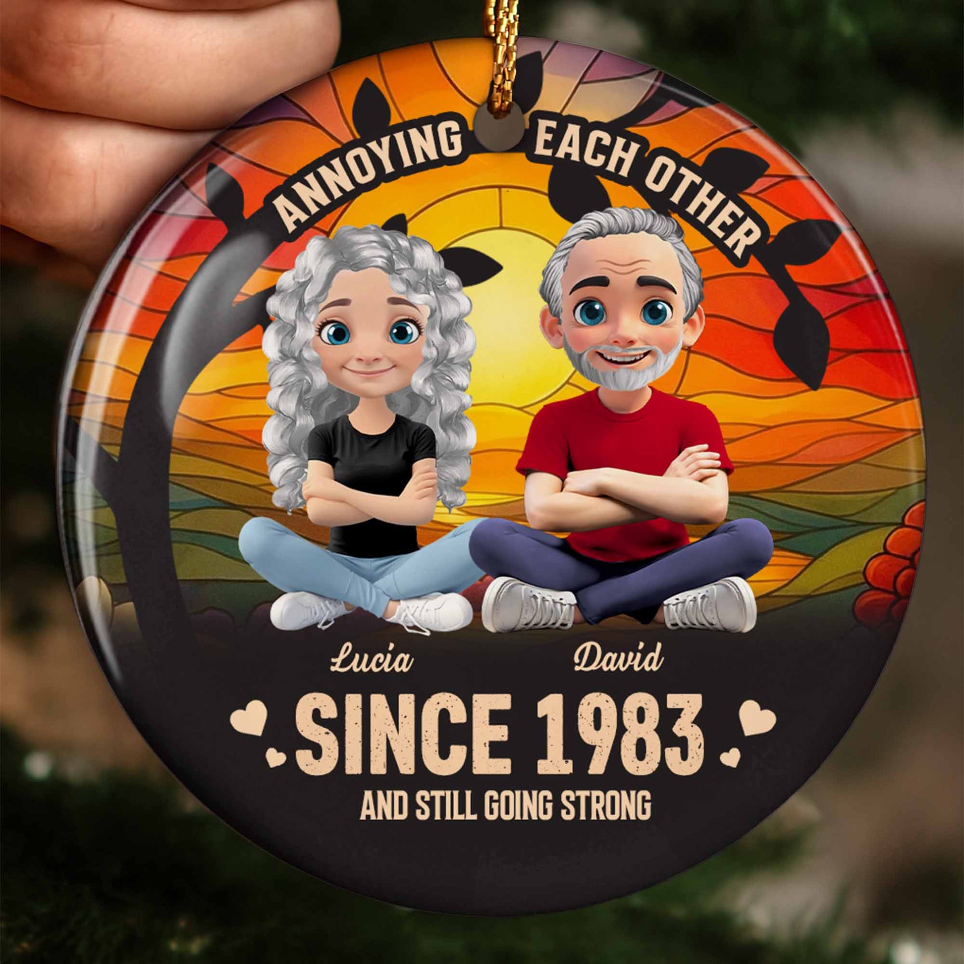 Annoying Each Other And Still Going Strong, Couple With Flowers