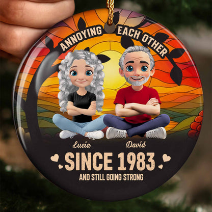 Annoying Each Other And Still Going Strong, Couple With Flowers