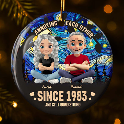 Annoying Each Other And Still Going Strong, Couple With Flowers