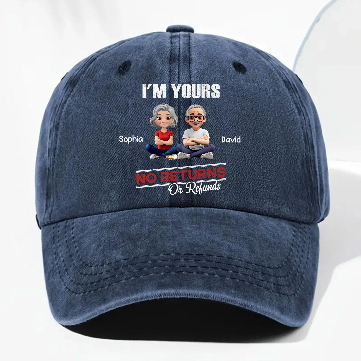 I'm Yours No Returns Or Refunds With Cartoon Couple