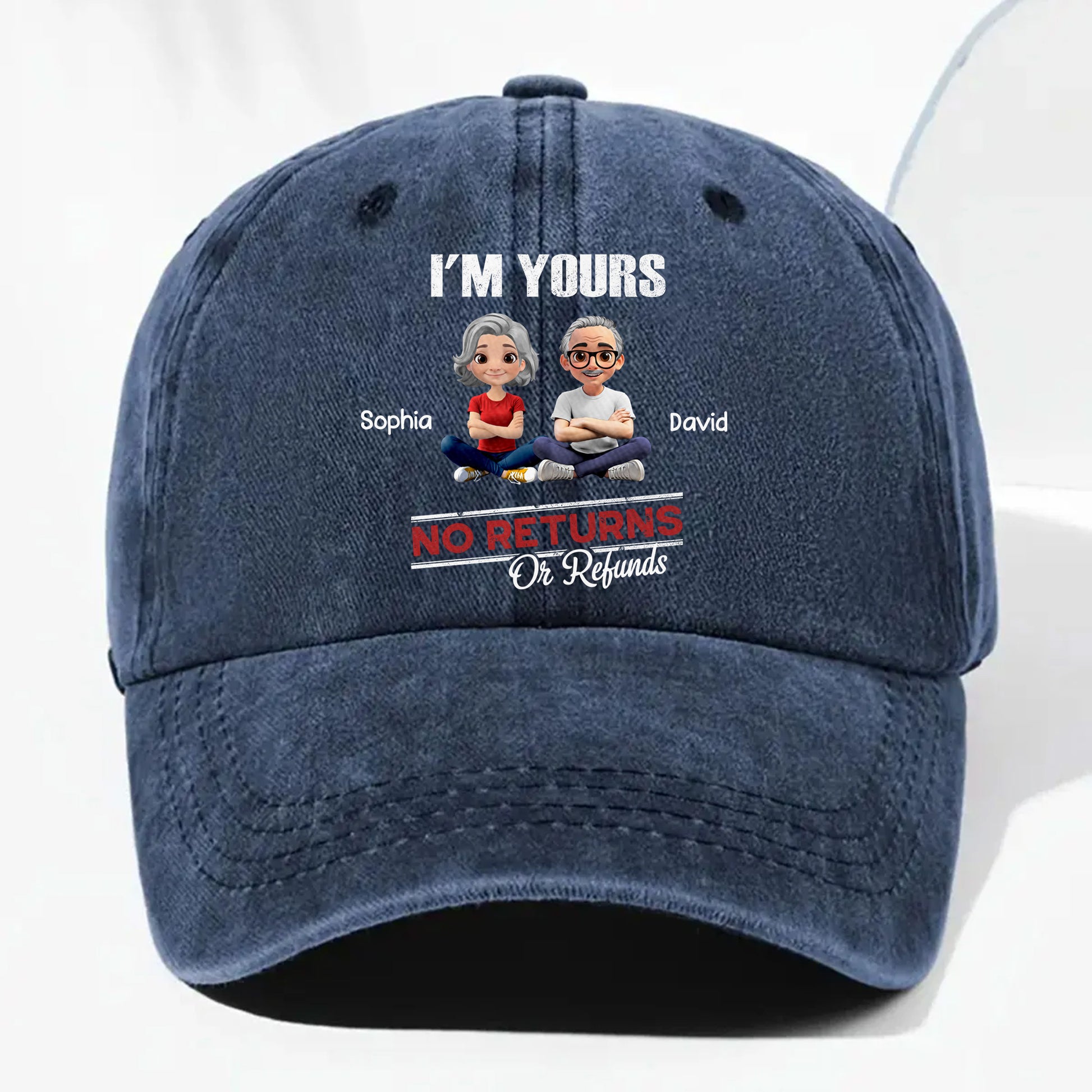 I'm Yours No Returns Or Refunds With Cartoon Couple