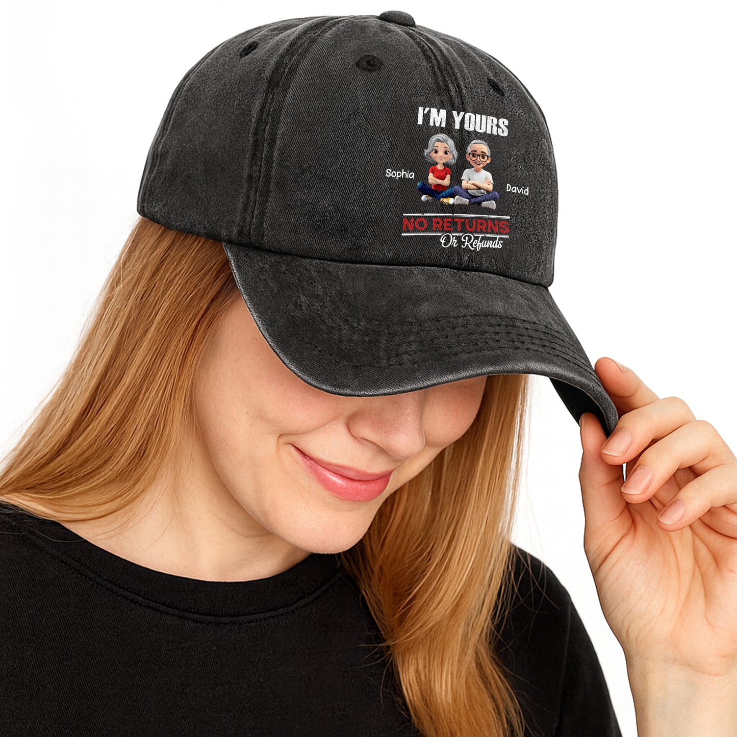 I'm Yours No Returns Or Refunds With Cartoon Couple