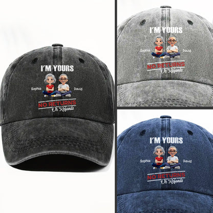I'm Yours No Returns Or Refunds With Cartoon Couple