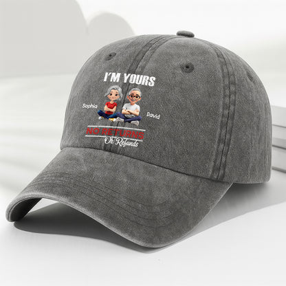 I'm Yours No Returns Or Refunds With Cartoon Couple