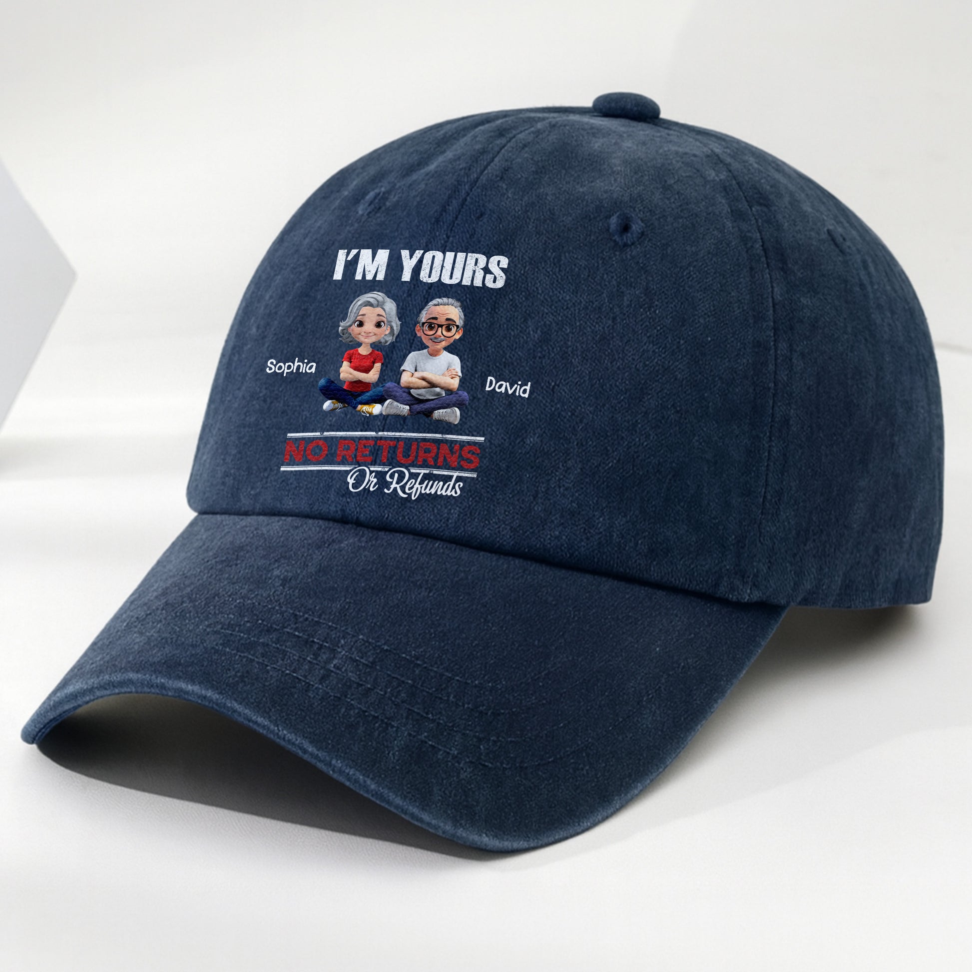 I'm Yours No Returns Or Refunds With Cartoon Couple