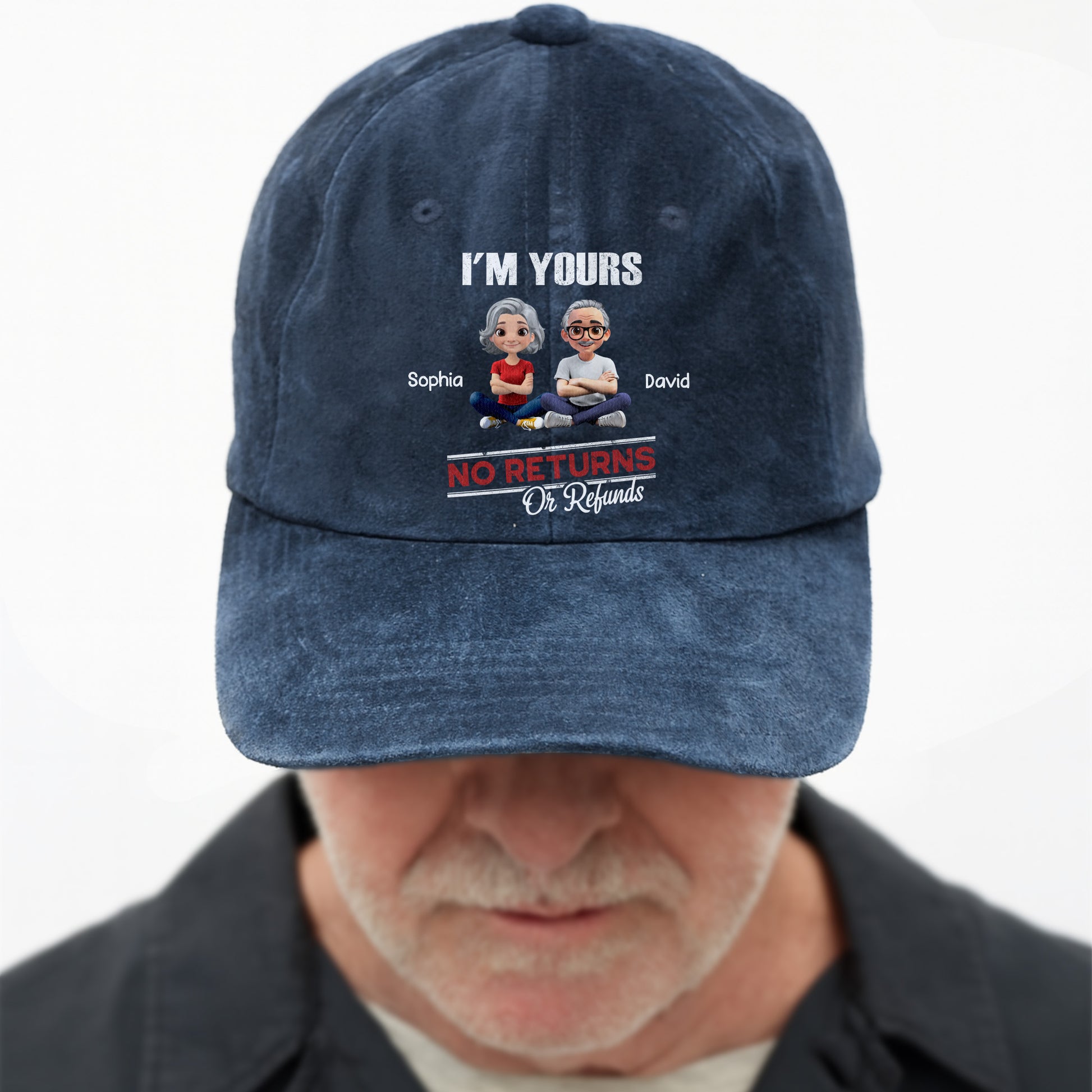 I'm Yours No Returns Or Refunds With Cartoon Couple