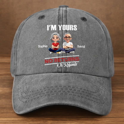 I'm Yours No Returns Or Refunds With Cartoon Couple