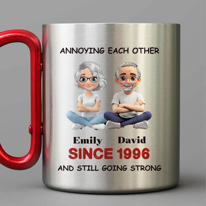 Annoying Each Other, And Still Going Strong, Cartoon Couple