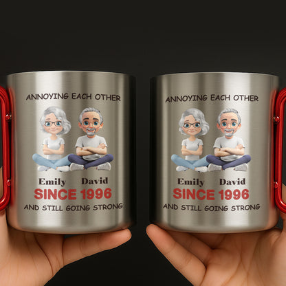 Annoying Each Other, And Still Going Strong, Cartoon Couple