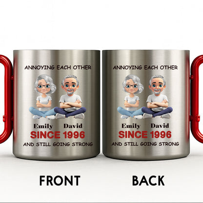 Annoying Each Other, And Still Going Strong, Cartoon Couple