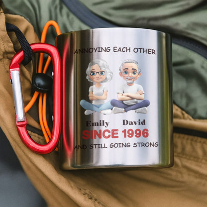 Annoying Each Other, And Still Going Strong, Cartoon Couple