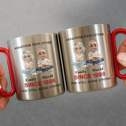 Annoying Each Other, And Still Going Strong, Cartoon Couple