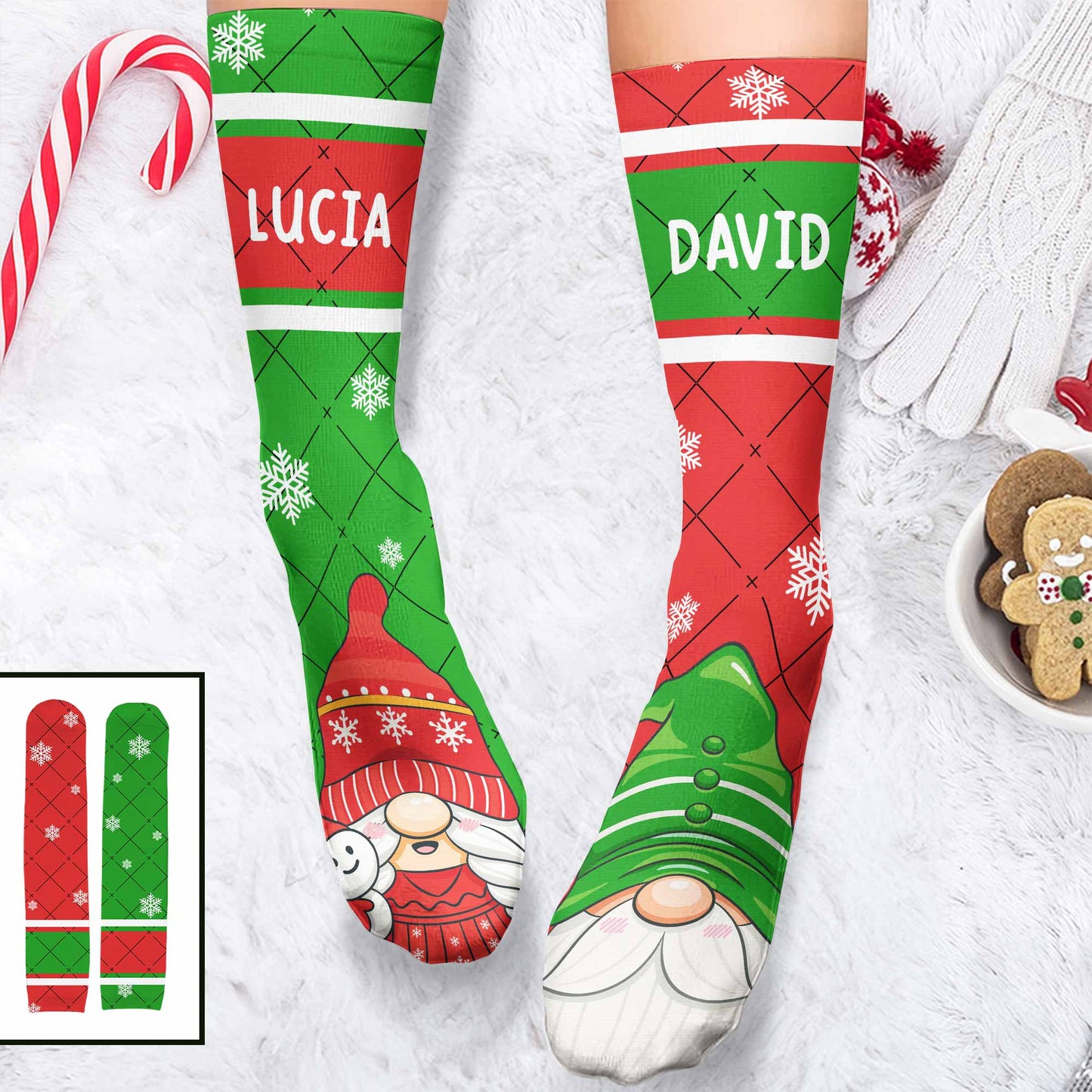 Celebrate The Seasonal Cheer With Santa And Elf