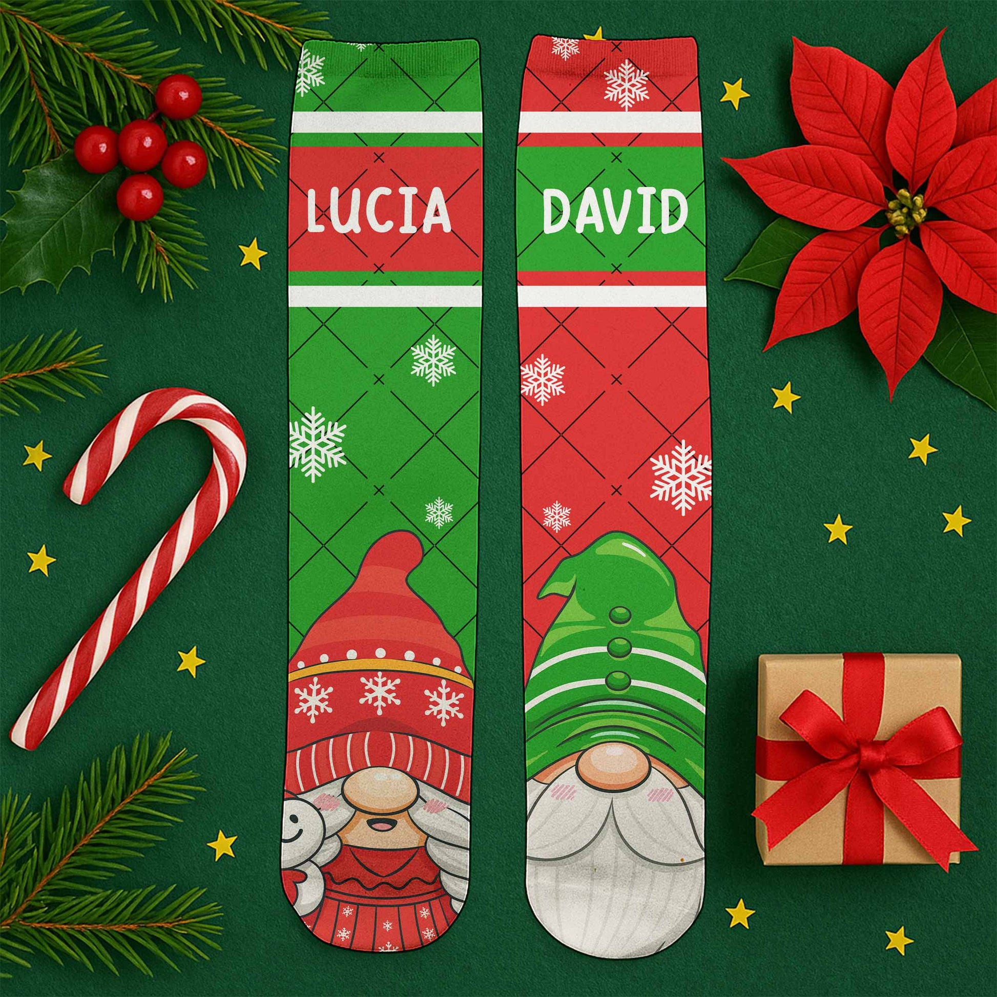 Celebrate The Seasonal Cheer With Santa And Elf