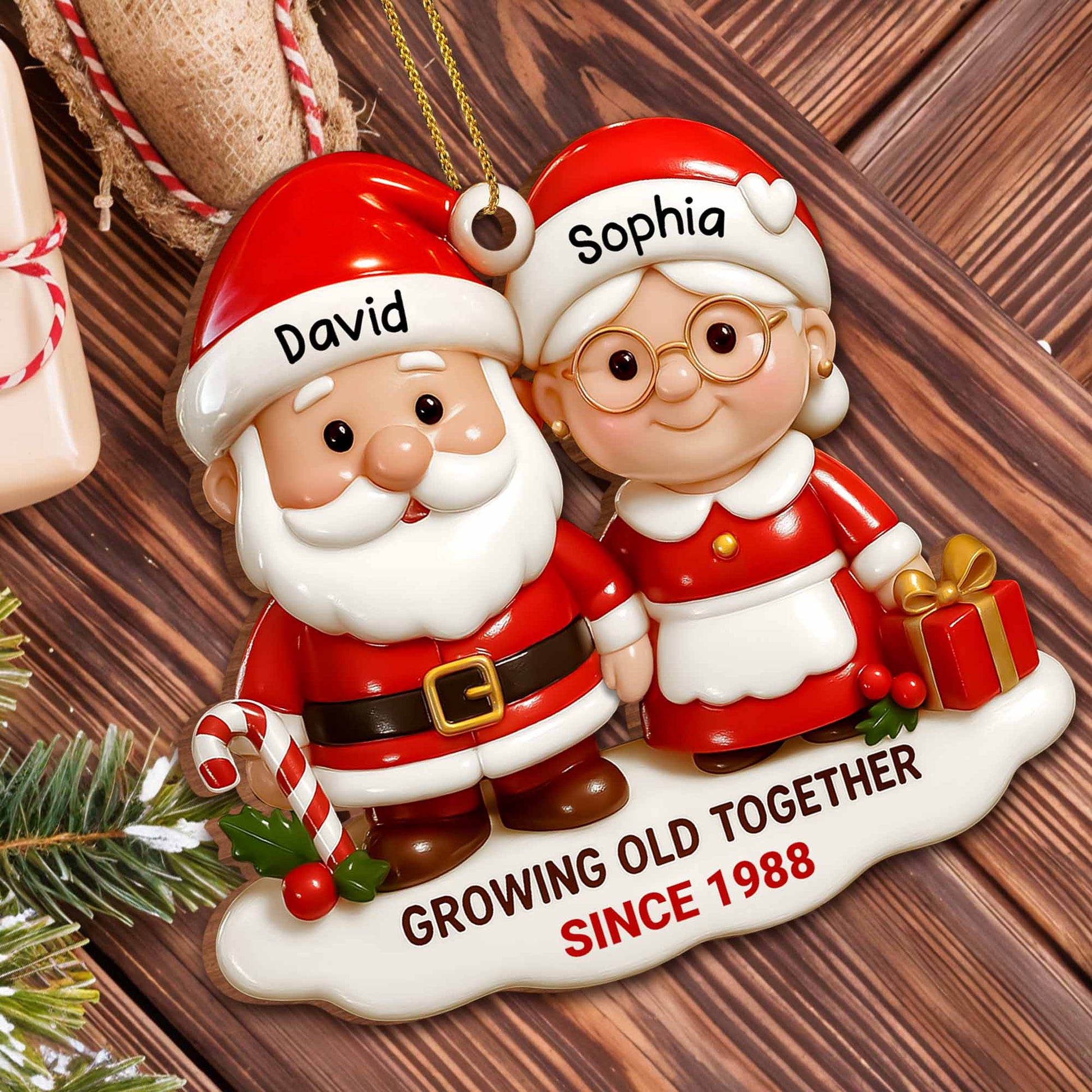 Growing Old Together Santa Claus Gifts