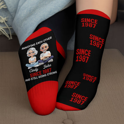 Annoying Each Other And Still Going Strong, Elderly Couple