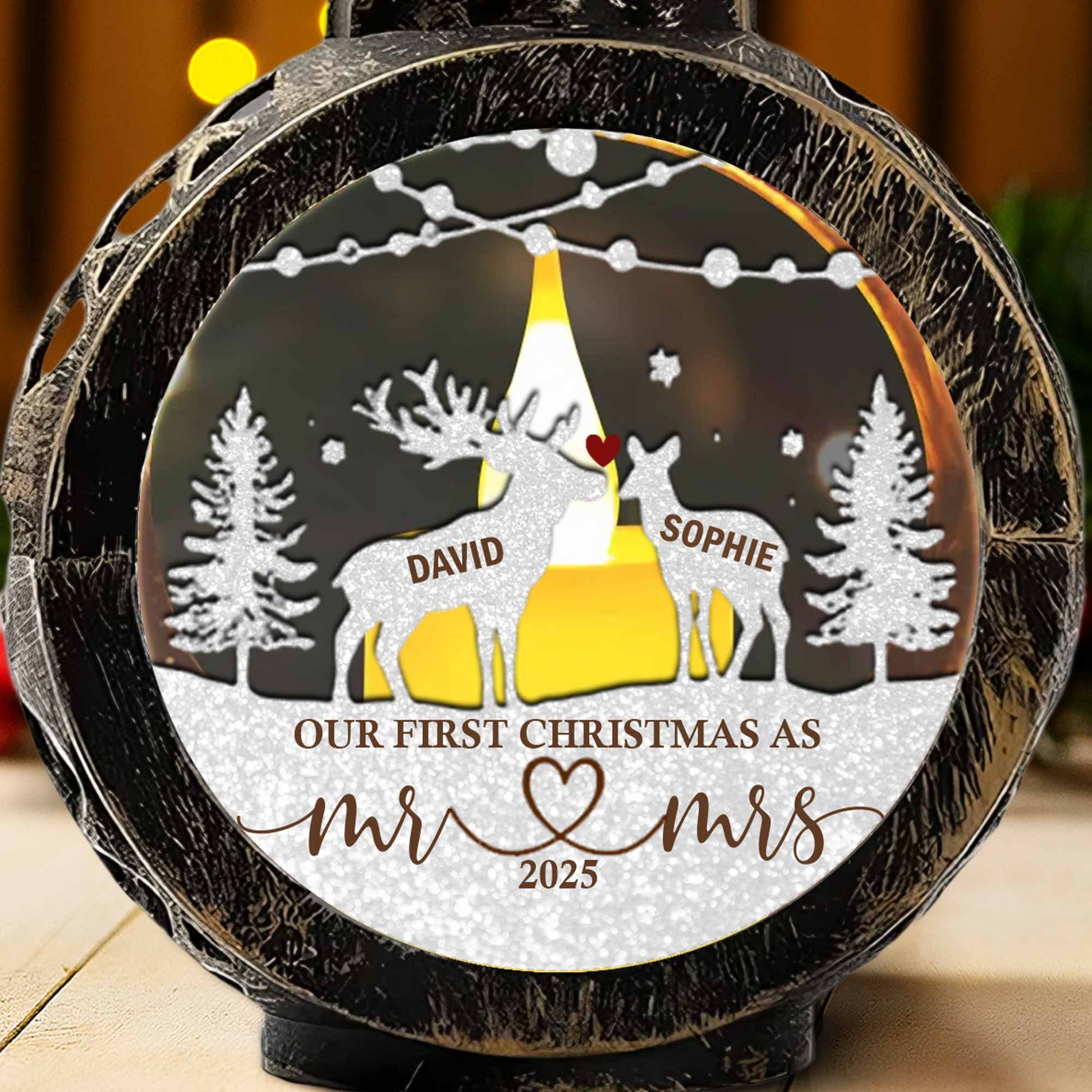 Our First Christmas As Mr & Mrs, Christmas Trees And Reindeers