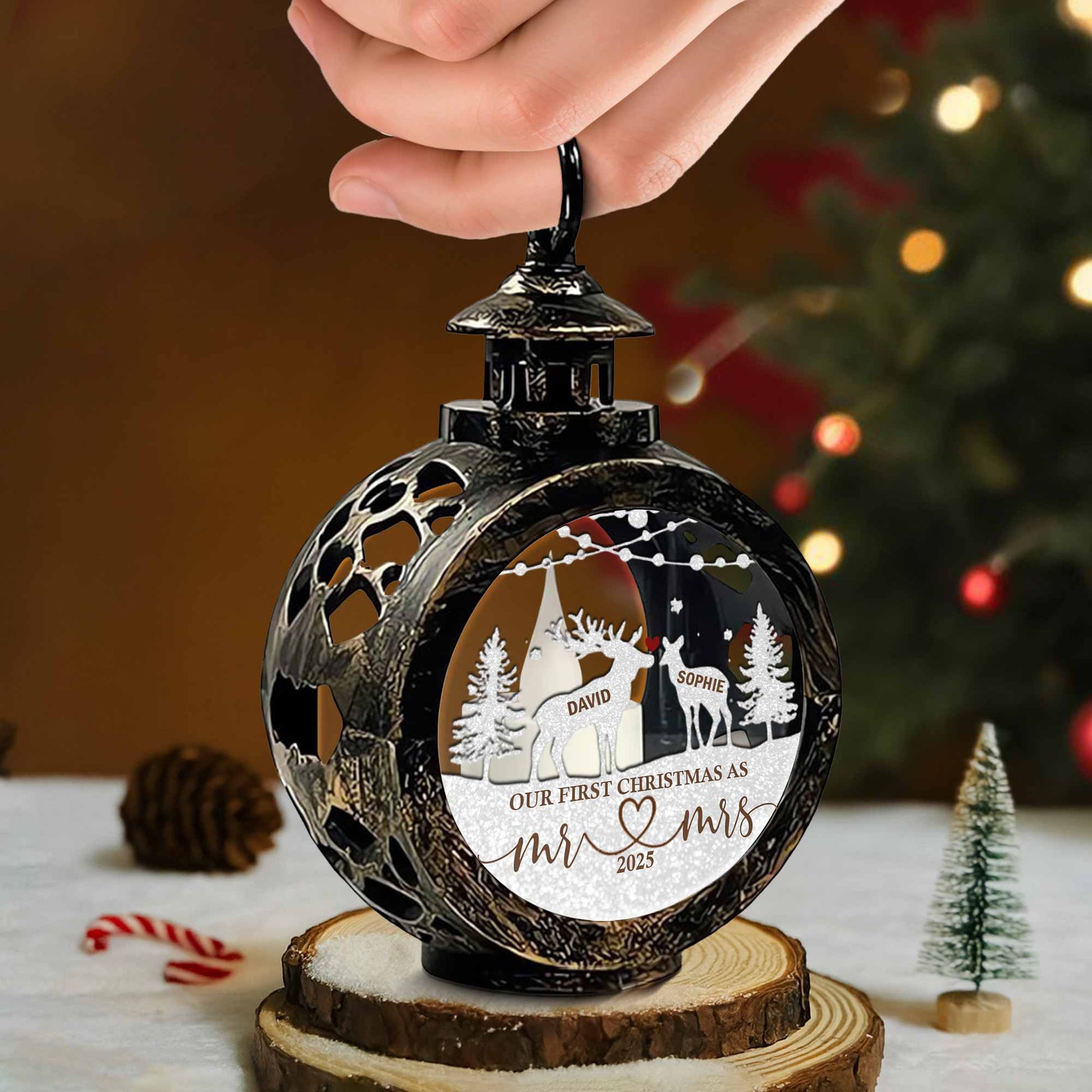 Our First Christmas As Mr & Mrs, Christmas Trees And Reindeers