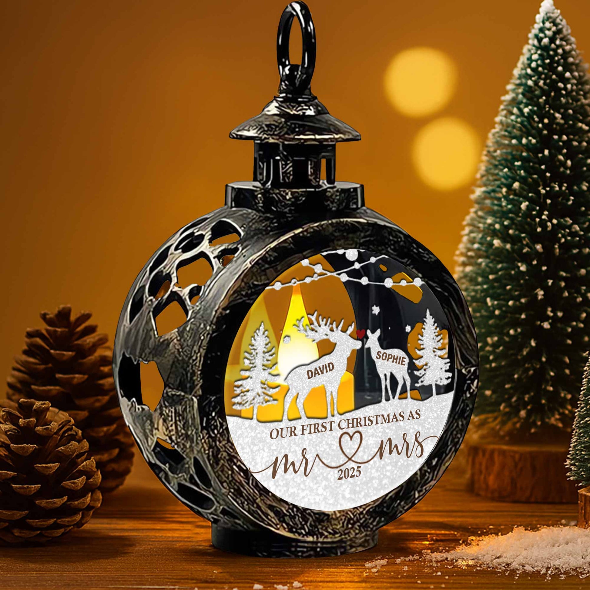 Our First Christmas As Mr & Mrs, Christmas Trees And Reindeers