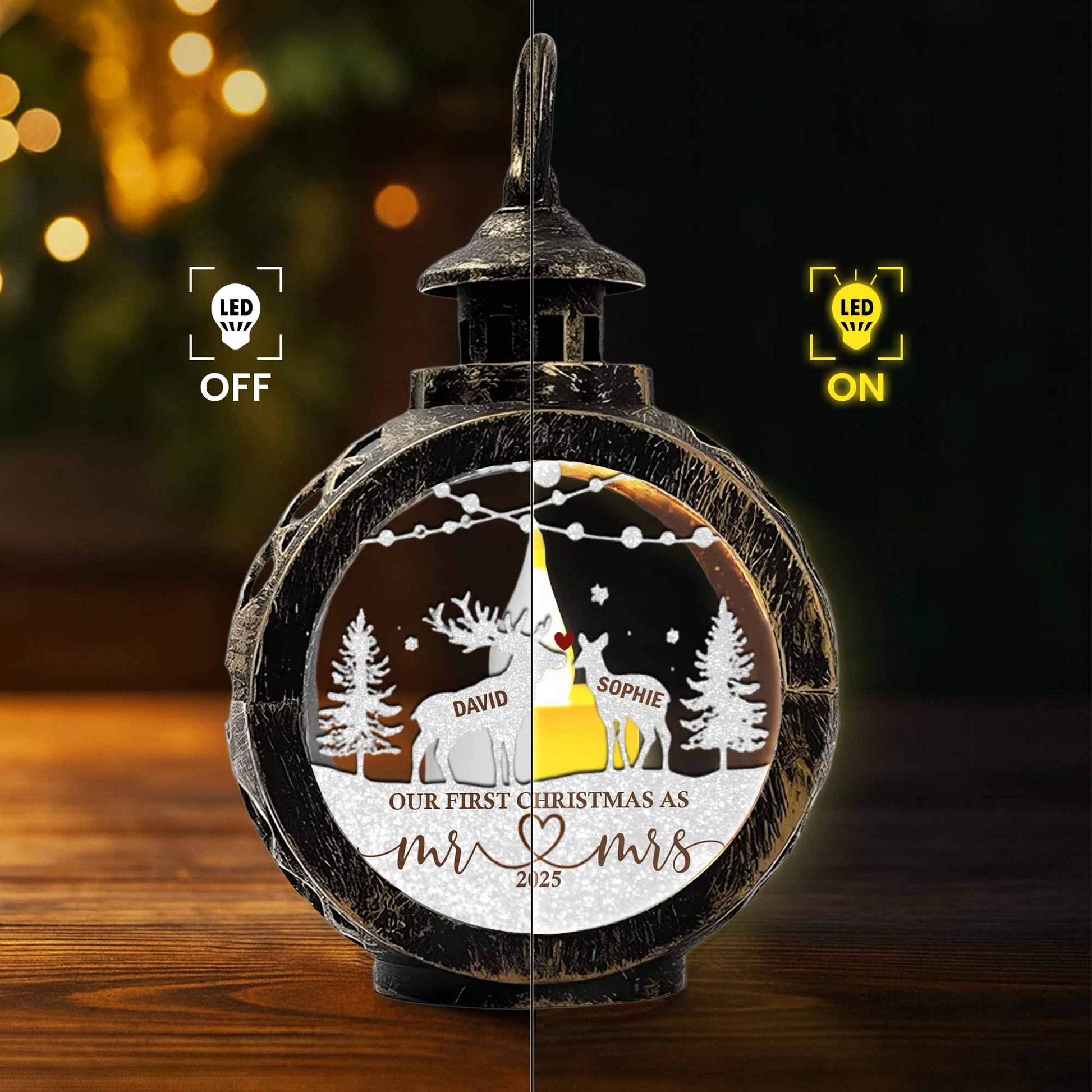 Our First Christmas As Mr & Mrs, Christmas Trees And Reindeers