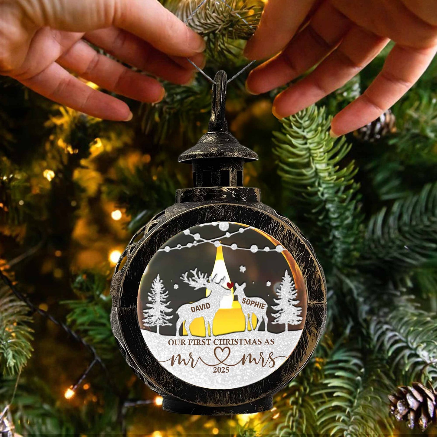 Our First Christmas As Mr & Mrs, Christmas Trees And Reindeers