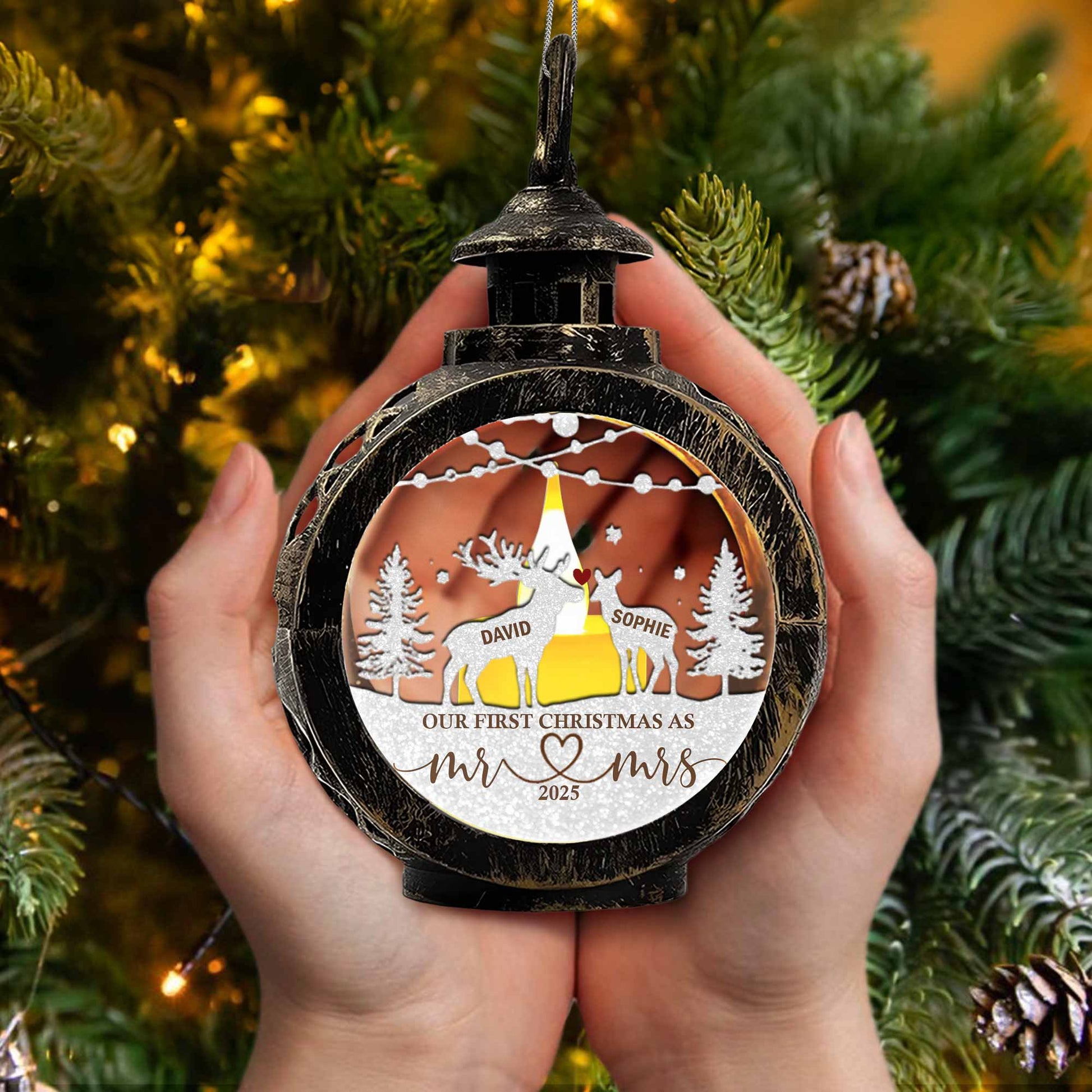 Our First Christmas As Mr & Mrs, Christmas Trees And Reindeers