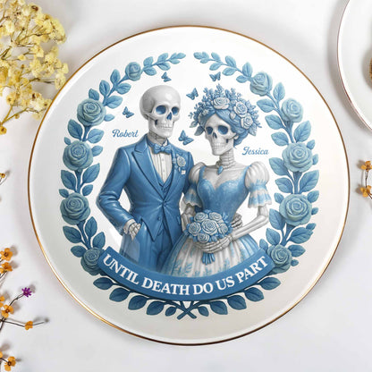 Until Death Do Us Part With Skulls And Roses