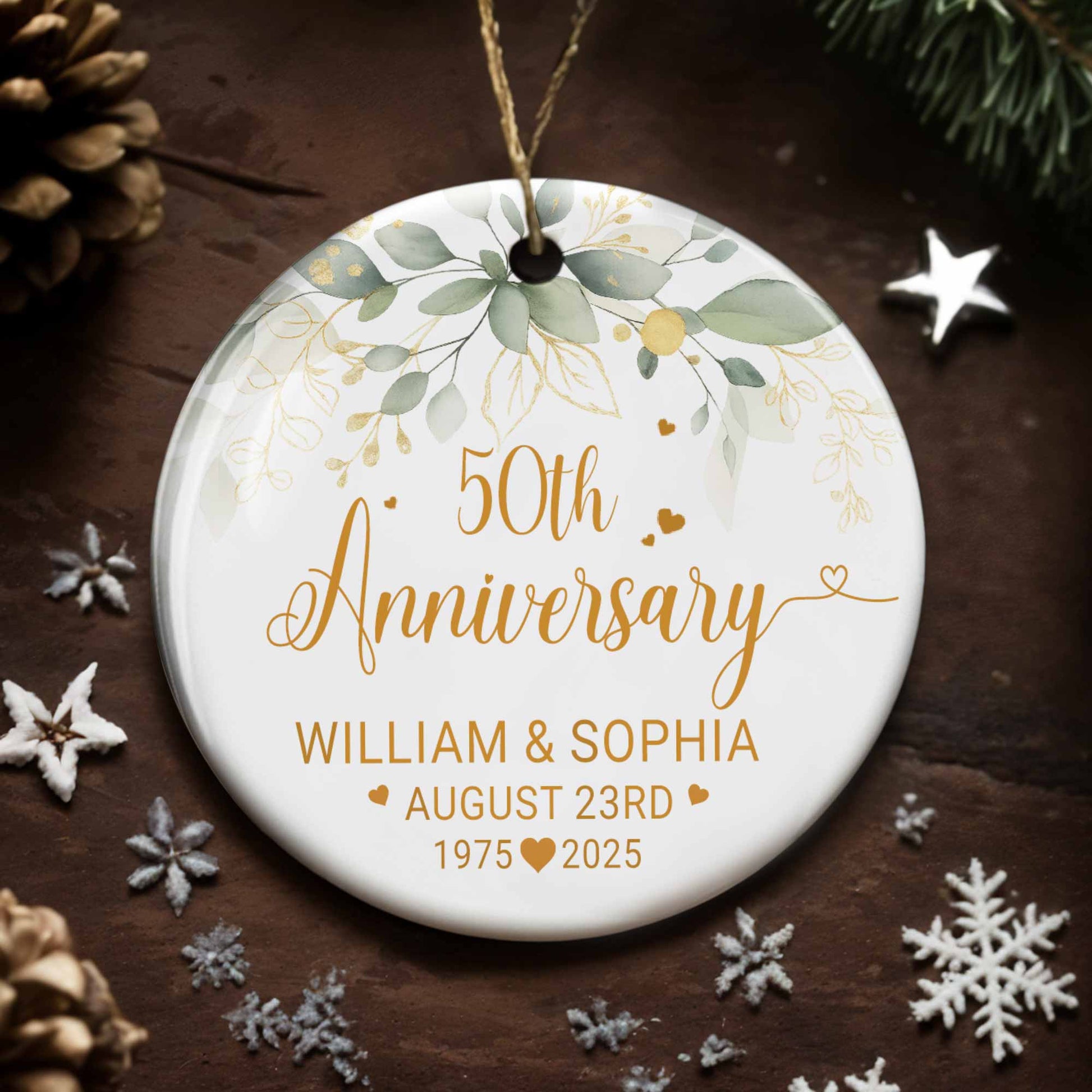 Celebrating A Special Moment Of Unity And Love With Beautiful Greenery