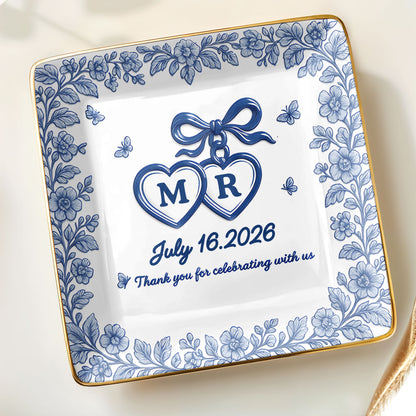 Thank You for Celebrating with Us, Flowers and Hearts