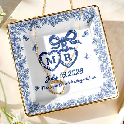 Thank You for Celebrating with Us, Flowers and Hearts