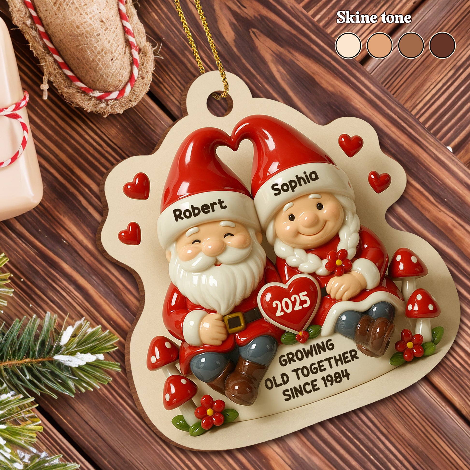 Growing Old Together Since 1984 With Gnomes And Mushrooms